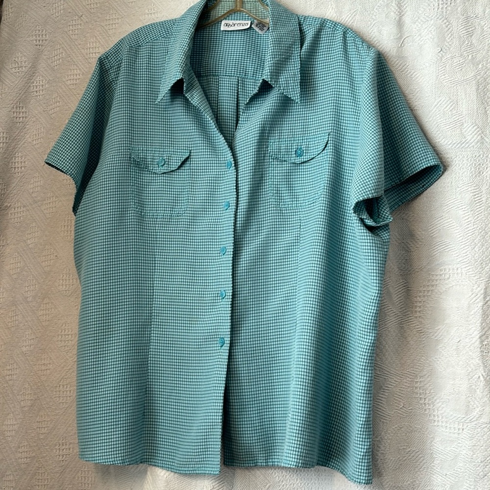 Apparenza short sleeve blouse